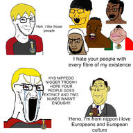 angry arab badge brown_skin china crying flag:mexico glasses hair india islam japan nate obese open_mouth subvariant:feralnigger text that_one_fucking_picture_of_nate_being_a_smug_little_bastard variant:chudjak variant:feraljak variant:gapejak variant:meximutt variant:protestantjak variant:soyak yellow_hair yellow_skin // 1500x1500 // 407.8KB