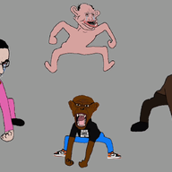 3soyjaks amerimutt animal animated black_lives_matter bloodshot_eyes crying cuck dance gynaecomastia judaism meta:tagme monkey monkey_dance nike nipple shoe subvariant:chudjak_seething tantrum variant:chudjak variant:monkeyjak // 1280x704 // 995.9KB