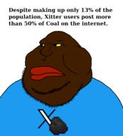 brown_skin dark_skin meximutt minecraft_coal mutt twitter variant:meximutt x xitter yellow_eyes yellow_sclera // 2000x2224 // 109.4KB