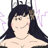 anime azur_lane iron lightning musashi_(azur_lane) oh_my_god_she_is_so_attractive shipgirl sisa subvariant:gapejak_female variant:gapejak // 1000x1000 // 55.7KB