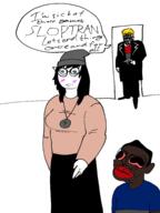 anti_soytan artist:SUPERNIGGA beanie bloodshot_eyes brown_skin glasses gun leather_jacket nate red_lips shitskin subvariant:jartycuck variant:chudjak variant:soytan // 2304x3072 // 399.1KB