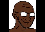 bald bbc beard black_skin blond crips_(gang) cum duke_dennis durag ear gang gangster glasses grin hand lips nail nails nate pray queen_of_spades smug subvariant:wholesome_soyjak transgender_flag variant:cobson variant:gapejak variant:sama variant:soyak video yellow_eyes // 1030x720, 13.3s // 959.0KB