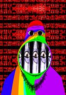 colorful deformed glasses meta:tagme open_mouth schizo soyjak stubble variant:unknown // 1614x2318 // 1.8MB