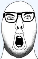 glasses open_mouth soyjak stubble template variant:benedict_cumberjak // 485x757 // 40.5KB