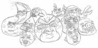 angry_birds artist:a_random_obsessed_retard artist:adolf_hitler beak bird crying drawing fat glasses goggles greyscale monochrome moonman niggerstone obsessed_pigger open_mouth pig red_(angry_birds) self_upload sketch smile sunglasses teeth traditional_media trollface variant:chudjak variant:cobson variant:feraljak variant:gapejak variant:kuzjak variant:shotjak variant:smugjak variant:soyak variant:soytan video_game white_background // 2247x1098 // 1.3MB