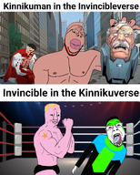 ack anime boxing conquest god_of_war invincible invincible_(show) kinnikuman kinnikuman_(character) manime mark_grayson omni_man punch ring subvariant:kratos_chudjak subvariant:wholesome_soyjak superhero terryman variant:bernd variant:chudjak variant:gapejak viltrumite wrestling // 2091x2612 // 2.8MB
