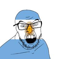 angry argentina country flag flag:argentina glasses jacksepticeye looking_at_you mustache open_mouth soyjak stubble teeth variant:feraljak youtube // 1500x1500 // 54.6KB