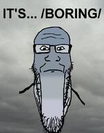 boring frown glasses gray sky stretched_chin stubble subvariant:longplier variant:markiplier_soyjak // 785x1000 // 75.3KB