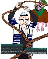 hanging islam judaism muhammad pig rope subvariant:muscular_chud variant:bernd variant:chudjak // 976x1200 // 322.7KB