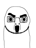 animal artist:cobsontalks cat glasses no_arms no_ears open_mouth subvariant:cobsoncat variant:cobson white // 576x768 // 11.9KB