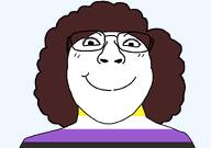 curly_hair enby eyelashes female flag:non-binary_pride_flag glasses mistymeow_(user) non-binary subvariant:bridget trans variant:bernd woman // 1600x1125 // 31.8KB