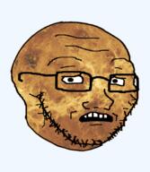 glasses planet scared solar_system soyjak space stubble subvariant:soyak_(concerned) variant:soyak venus // 579x666 // 408.9KB