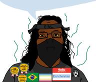 attention_whore award awards b_b_ghast_(namefag) balaclava bandana brown_skin clothes drool dunchenman_(user) esl faggot flag flag:brazil flag:minor_attracted_person grey_shirt hair headband hello_my_name_is_(sticker) long_hair map_(pedophile) meta:namefags name_tag nigger_lips pedo_award pedophile red_lips retard shitskin soytan_gooner speech_bubble sproketan stink_lines stinky subhuman sweating text trend:slopjak variant:skajyosjak variant:soytan white_background yellow_sclera // 1114x950 // 53.3KB