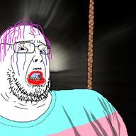 background crying mouth_open rope sewer stubble tranny trapped troon variant:bernd // 800x800 // 269.0KB