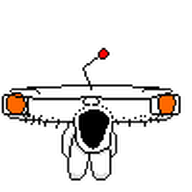 animated antenna deformed full_body glasses open_mouth orange_sclera reddit redditard snoo soyjak stubble variant:hammerheadjak // 100x100 // 14.8KB