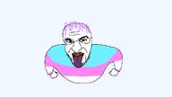 41% ack flying hair jump kys open_mouth tongue troon twitter_tranny variant:unknown // 1080x607 // 11.3KB