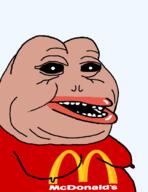 amerimutt amphibian black_sclera brown_skin fat frog lips mcdonalds mutt nas nas:pepe pepe pepe_the_frog teeth transparent_background united_states // 1430x1854 // 253.2KB