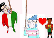 argentina bolivia heart holding_object holding_rope italy lynching muscles rope smile suicide tranny transgender_flag variant:bernd variant:chudjak // 2004x1392 // 747.7KB