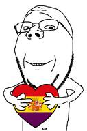 bald glasses happy heart holding_heart looking_at_you republican_spain second_spanish_republic smile soyjak spain stubble subvariant:wholesome_soyjak variant:gapejak // 676x1021 // 62.3KB