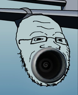 animated boeing cfm56 glasses jet_engine kc-135 plane sound soyjak stubble variant:soyak video // 824x998, 7.1s // 2.7MB