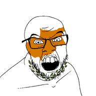 country cyprus flag flag:cyprus glasses open_mouth soyjak stubble teeth variant:feraljak // 1500x1500 // 37.2KB