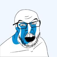 angry flag flag:nagasaki_todofuken glasses hair japan looking_at_you mustache nagasaki_todofuken open_mouth soyjak stubble teeth todofuken transparent_background variant:feraljak // 1500x1500 // 72.2KB