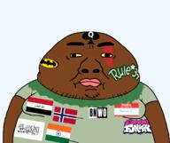 Warrior-Z(user) artist:sabiopajin batman bnwo brown_skin fat friday_night_funkin' india iraq meta:tagme name_tag norway queen_of_spades rule34 subvariant:tongamutt taliban user=sabiopajin variant:meximutt yellow_sclera // 1091x916 // 173.2KB