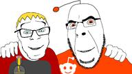 friendship hand medal nate no_more_brother_wars reddit redditard soyjak.st soyjak_party variant:cobson variant:feraljak // 1920x1080 // 268.2KB