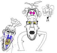 3soyjaks angry clothes compressed hand leg mushroom neutral nonsense punisher_face shirts smug subvariant:unbotheredchud teeth variant:chudjak variant:feraljak variant:impish_soyak_ears variant:ppp wing // 303x281 // 8.0KB