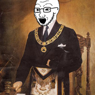 freemason full_body glasses irl objectsoy open_mouth soyjak stubble variant:soyak // 419x568 // 350.3KB