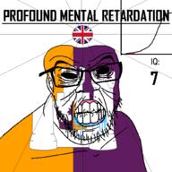 aberdeenshire angry bald bell_curve black_eyes black_hole black_sclera british castle clenched_teeth closed_mouth country cracked_teeth crown drool ear flag flag:aberdeenshire flag:united_kingdom glasses hair iq iq_bell_curve mustache nightmare_fuel no_pupils profound_mental_retardation retard scotland soyjak stubble text united_kingdom variant:feraljak wrinkles // 1024x1024 // 94.0KB