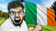 ear flag flag:ireland glasses golf_club hair ireland irl jacksepticeye open_mouth stubble variant:feraljak // 1280x720 // 391.2KB