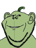 beard closed_mouth ear glasses green_skin happy plant plants_vs_zombies squash variant:impish_soyak_ears // 598x800 // 33.7KB