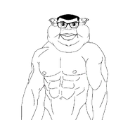 big_lips buff closed_mouth ear glasses hair lips looking_at_you muscles nose series:branverse subvariant:branigger swolesome template transparent_background variant:brandon variant:meximutt // 1056x937 // 75.9KB
