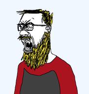 angry beard hair nate screaming variant:buddy // 740x786 // 22.3KB