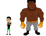 2soyjaks biting_lip black_skin brown_skin buff closed_mouth clothes crossed_arms full_body glasses glove hair little_mac_(punch_out) mr_sandman muscles muscular_male pale_skin punch_out series:iswearimgoingto shirtless stubble subvariant:hornyson variant:cobson variant:soyak white_background white_skin // 1152x905 // 64.2KB