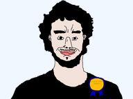 award beard canadian ear eyebrows eyes goatee hair incel marc_lepine mass_shooter mustache nose red_lips smile variant:chudjak white_skin // 800x600 // 22.1KB