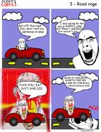 angry car comic joke kill laughing rage road series:scoot's_comics subvariant:feralrage variant:cobson variant:feraljak // 693x906 // 468.4KB