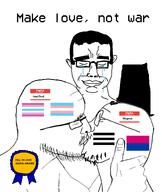 award ear enemies_to_lovers flag:cisgender_pride_flag flag:femboy_pride_flag flag:straight_pride flag:transgender_pride_flag gay glasses impchud_(user) love lovers magnus_(user) make_love_not_war meta:op_took_a_selfie_of_xerself romance soybooru soyjak stubble subvariant:chudjak_front subvariant:flarteyejak tsundere variant:chudjak variant:fisheyejak variant:flartson // 999x1187 // 233.2KB