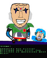bald bloodshot_eyes button dead dialogue glasses mega_man mega_man_x millions_must_die mustache open_mouth robot sigma_(mega_man) soyjak stubble the_west_has_fallen variant:bernd variant:chudjak video_game x_(mega_man) yellow_teeth // 718x887 // 360.7KB