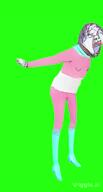 blood bloodshot_eyes clothes crying dance flag full_body glasses green_screen hair hand hanging leg meta:ai_generated mustache neovagina open_mouth purple_hair rope soyjak stubble suicide template tongue tranny variant:bernd video viggle yellow_teeth // 540x998, 6.5s // 1.9MB