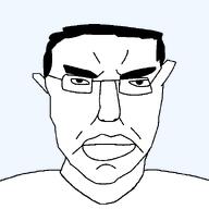 body clothes glasses hair subvariant:pol_face template variant:chudjak white_shirt white_skin // 600x600 // 9.1KB