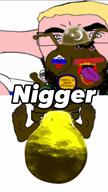 Hamas_2(namefag) animated beard chechen chechenigger chechenroach chechnya diaper glasses hair helmet mouth_open nigger obese queen_of_spades retard russia soyjak subvariant:pissbaby variant:godjak variant:meximutt video // 1080x1920, 11.6s // 18.2MB