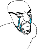 artist:turrican bald closed_eyes closed_mouth crying nose peaceful smile stubble transparent_background variant:kliksjak // 273x360 // 8.1KB