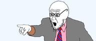 angry bald glasses johnny_carson open_mouth pointing variant:soyak // 853x369 // 12.5KB