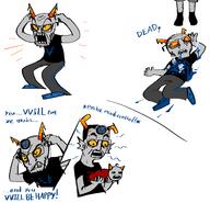 2soyjaks angry dead glasses hair homestuck horn mind_control orange_eyes orange_sclera stubble variant:chudjak variant:feraljak you_will // 2934x2826 // 960.6KB