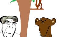 3soyjaks acorn animal animated arm baldurs_gate bear glasses hand leg meta:tagme open_mouth soyjak subvariant:feralsquirrel subvariant:splicejak tail tree trend:squirreljakking variant:cobson variant:feraljak // 1364x860 // 135.0KB