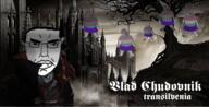 blood bloodshot_eyes castle glasses hanging multiple_soyjaks nazism open_mouth pun subvariant:chudjak_front swastika teeth text tranny transylvania tree vampire variant:bernd variant:chudjak // 1793x911 // 2.0MB