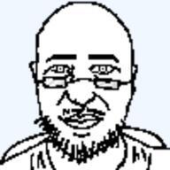 bust glasses meta:tagme small smile transparent_background variant:unknown // 100x100 // 2.3KB