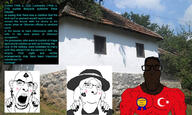 badge black_skin blacked clothes cuckold glasses hat kara_boga ottoman_empire serbia stubble subvariant:euromutt subvariant:slutson turkiye variant:markiplier_soyjak // 1024x614 // 536.9KB
